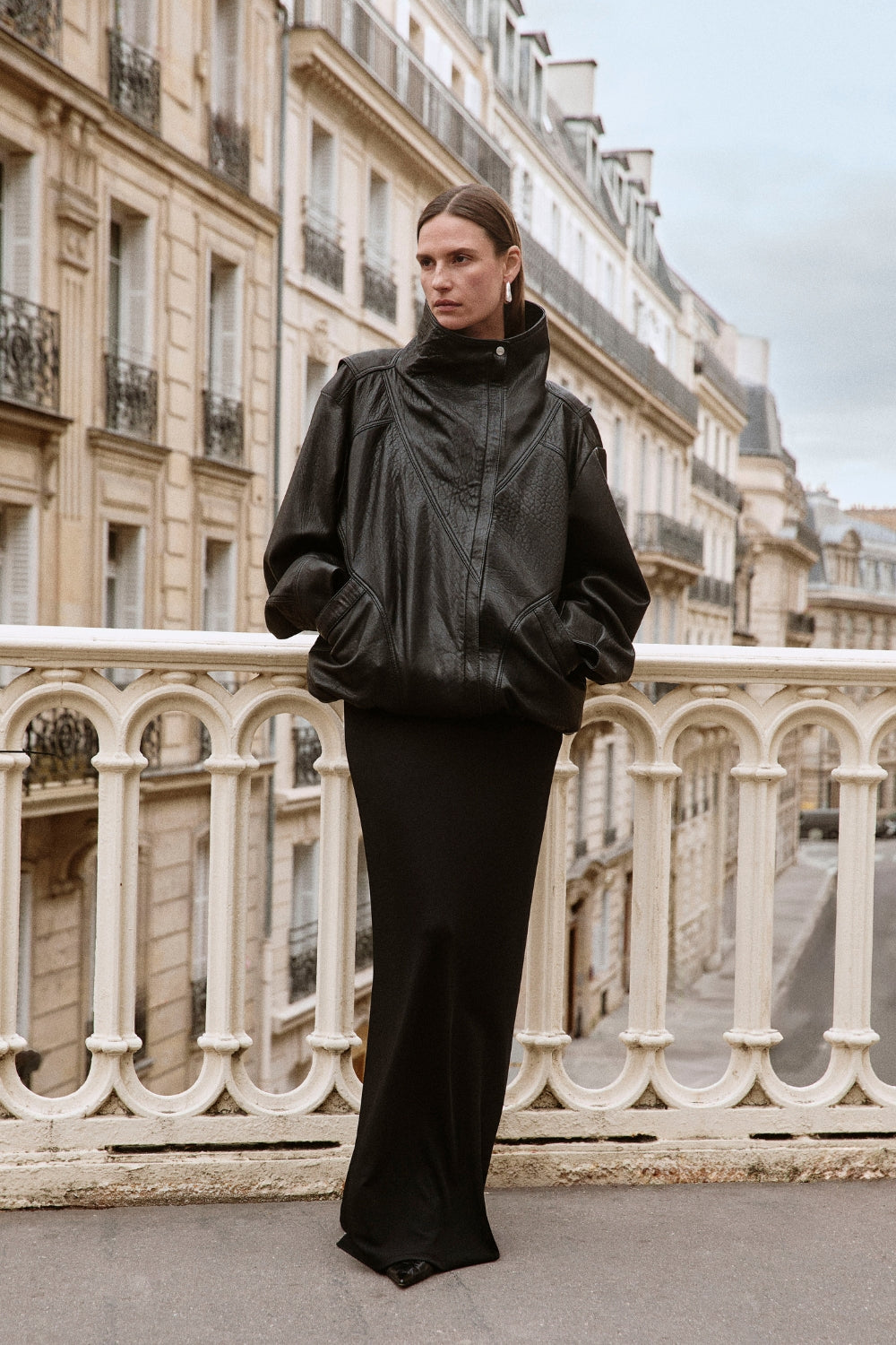RONJA | Oversized Leather Jacket – LAMARQUE