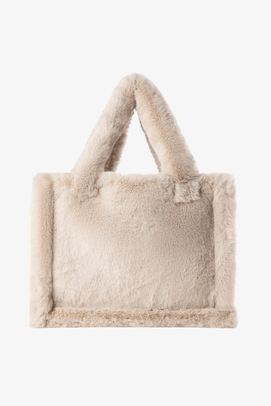 JADE | Faux Fur Tote Bag