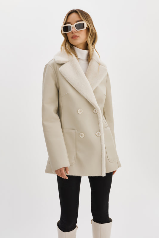 CAMILLE | Faux Shearling Reversible Coat