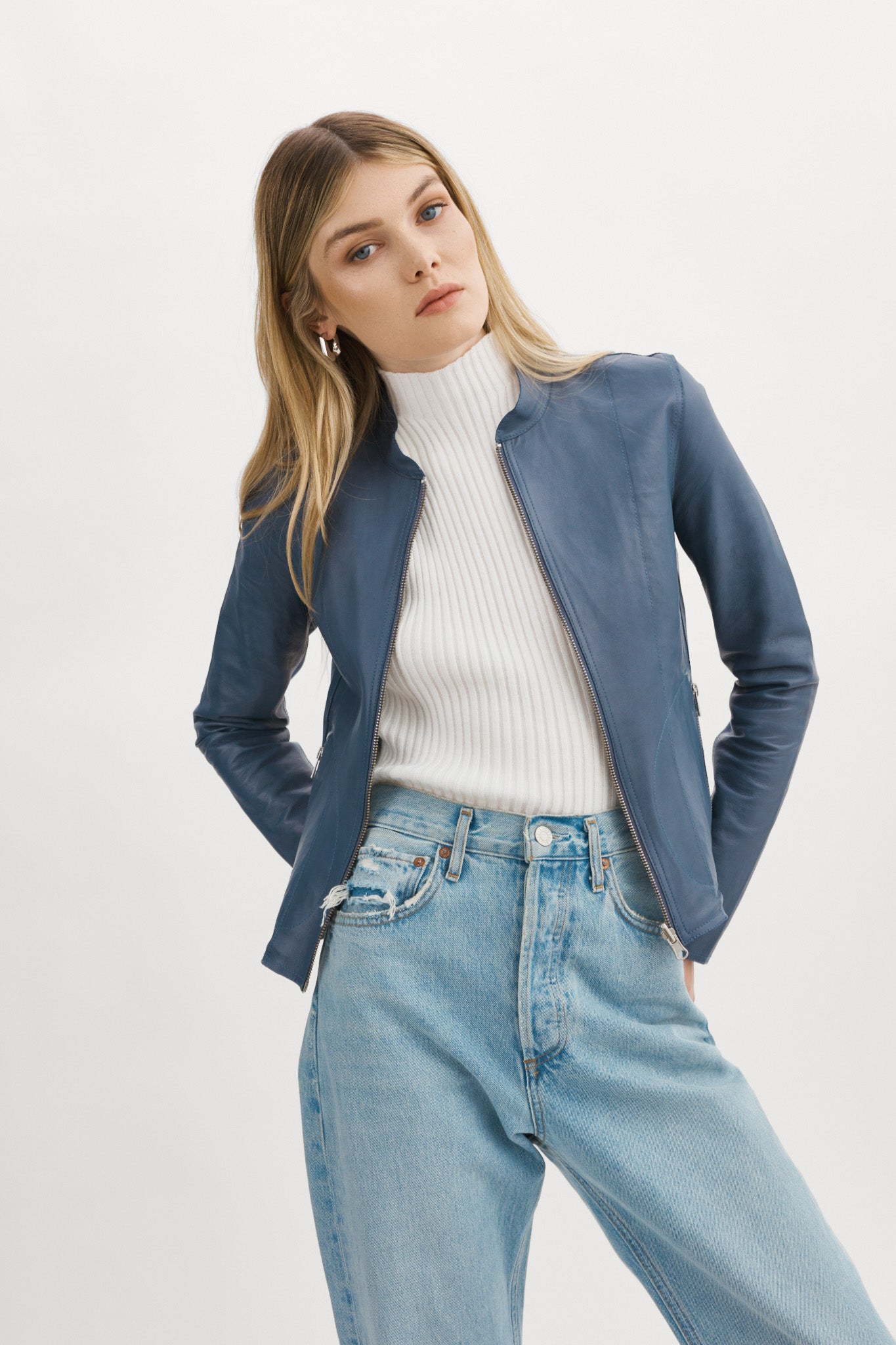 CHAPIN Reversible Leather Bomber LAMARQUE