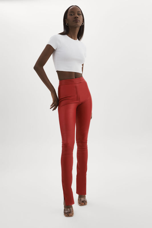 DAWN | Stretch Leather Pants