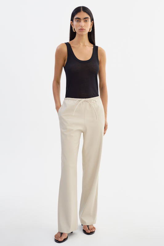 FAITH | Faux Leather Relaxed Pant