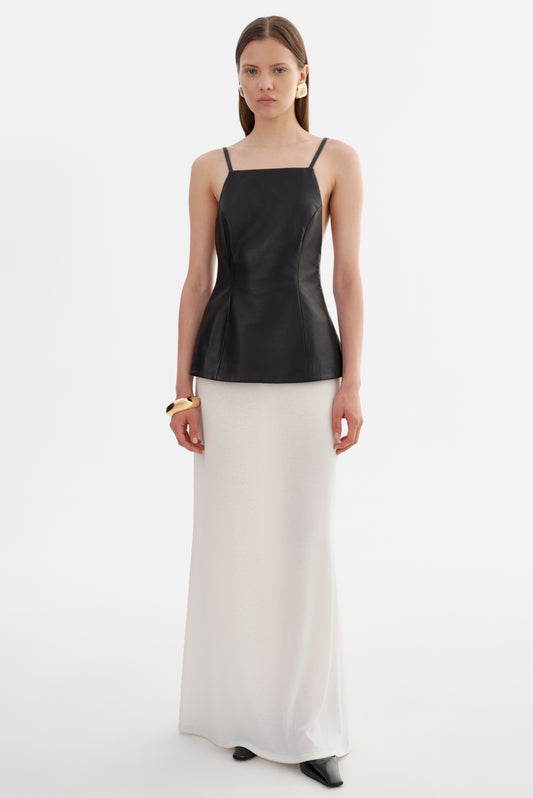 ILONA | Leather Hourglass Top