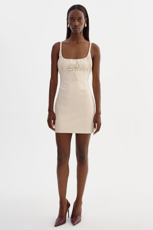 MALIKA | Faux Leather Dress
