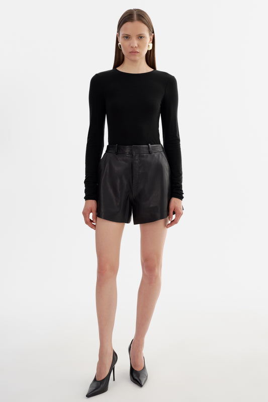 MARCIE | Leather Shorts