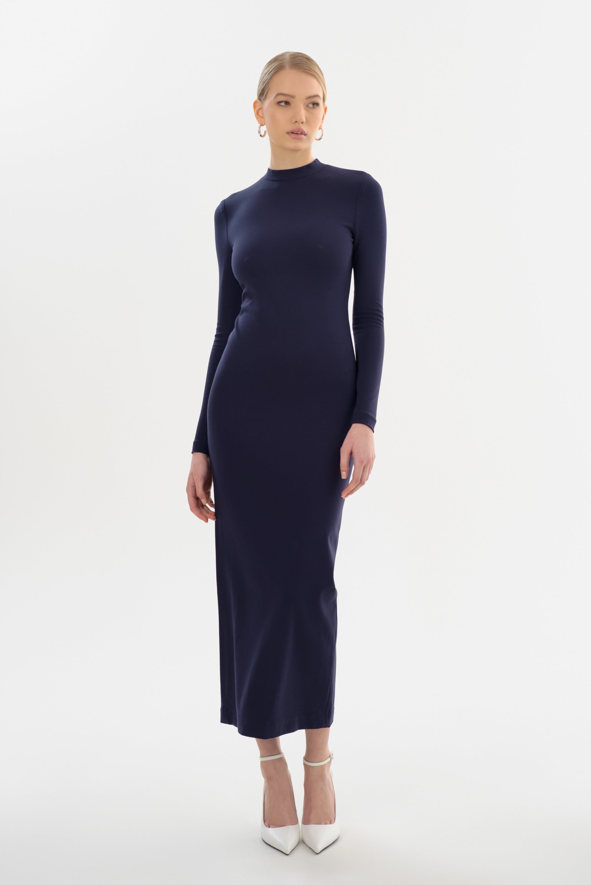 MIRELLA | Knit Maxi Dress Midnight Blue / L MIRELLA | Knit Maxi Dress Midnight Blue / L