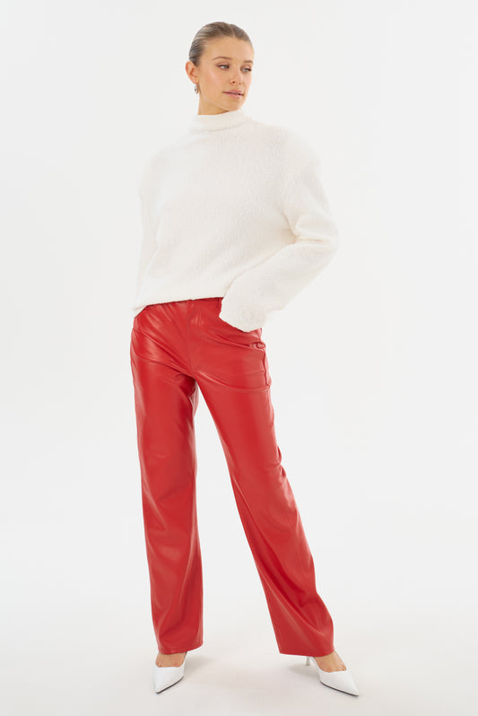 SCOTTIE | Faux Leather Pants