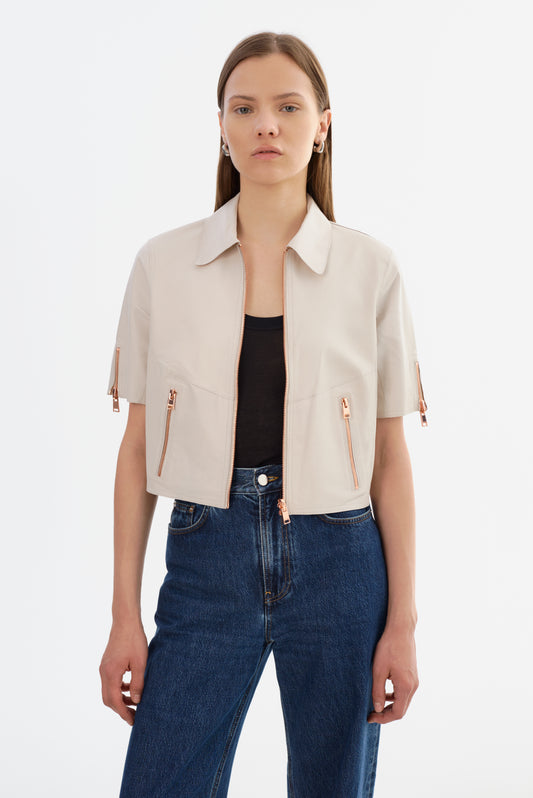 SEVANA | Reversible Leather Jacket