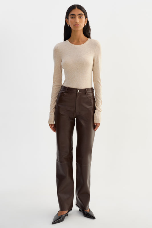 SHANNON | Leather Pants