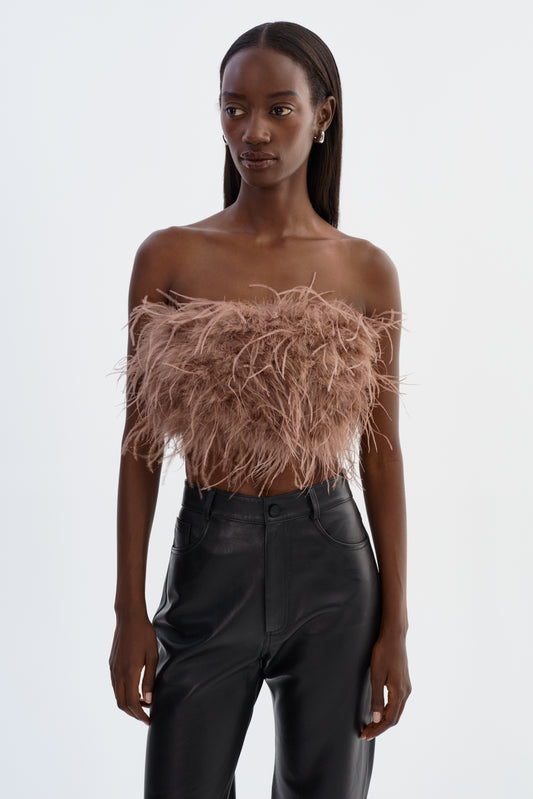 ZAINA | Feather Bustier