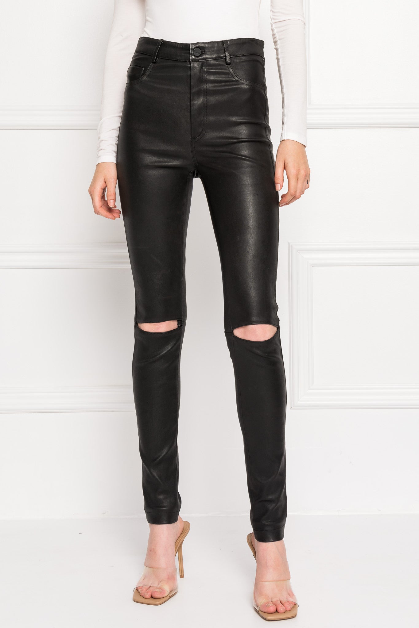 J brand leather sales jeans
