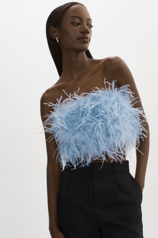 ZAINA | Feather Bustier