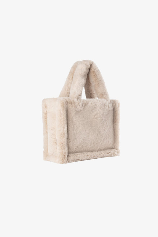 JADE | Sac fourre-tout en fausse fourrure 
