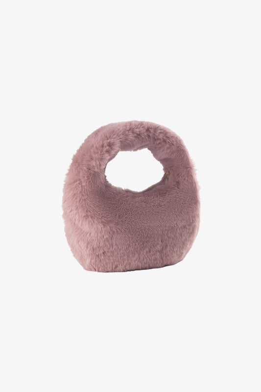 ALIX | Mini sac hobo en fausse fourrure 