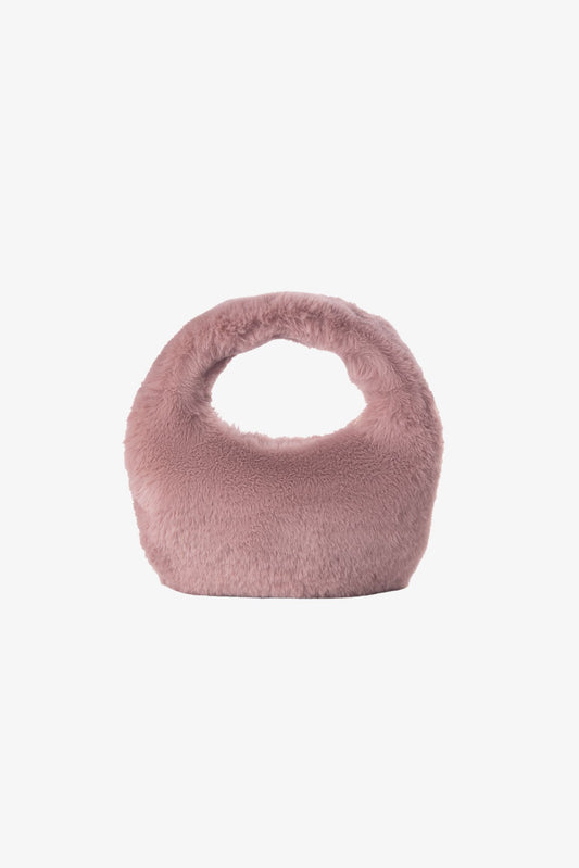 ALIX | Mini sac hobo en fausse fourrure 