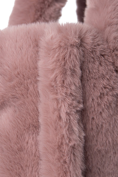 JADE | Faux Fur Tote Bag