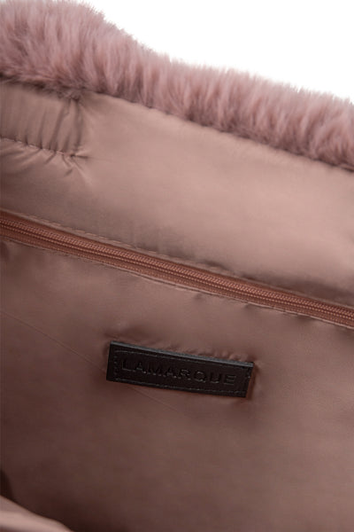 JADE | Faux Fur Tote Bag