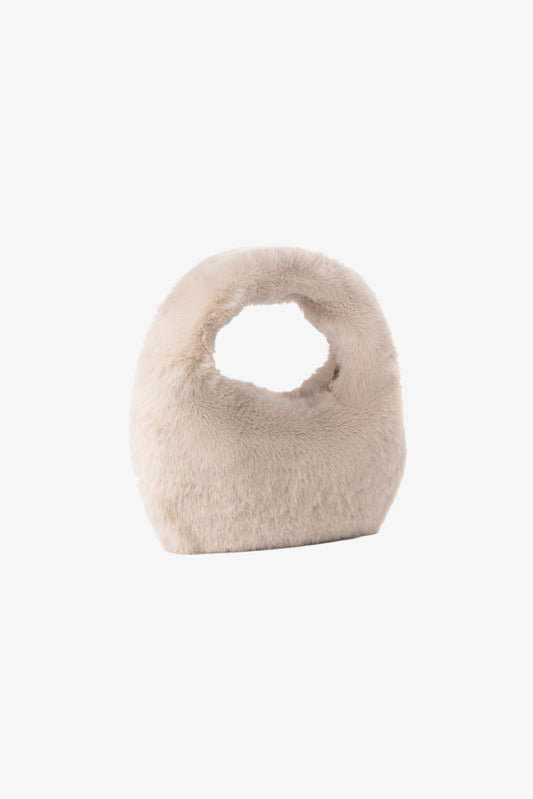 ALIX | Mini sac hobo en fausse fourrure 