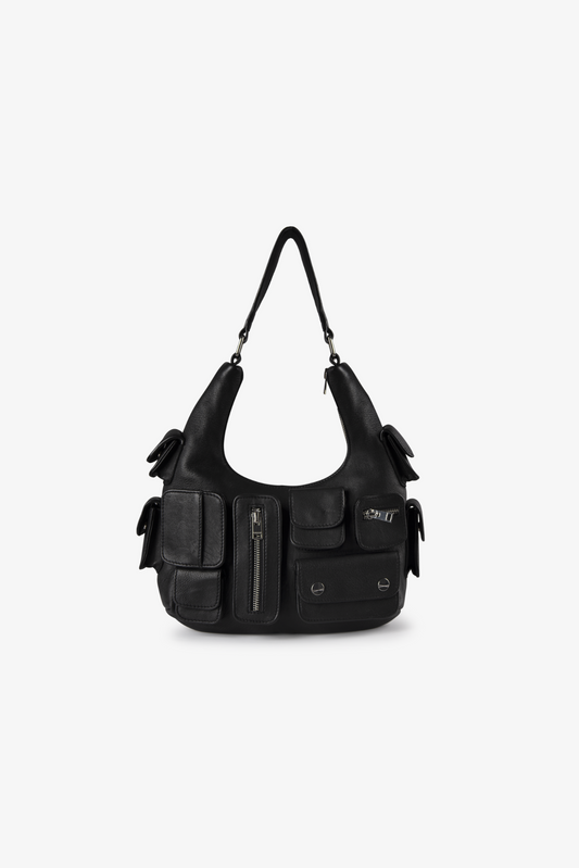 OLESIE | Mini sac cargo en cuir