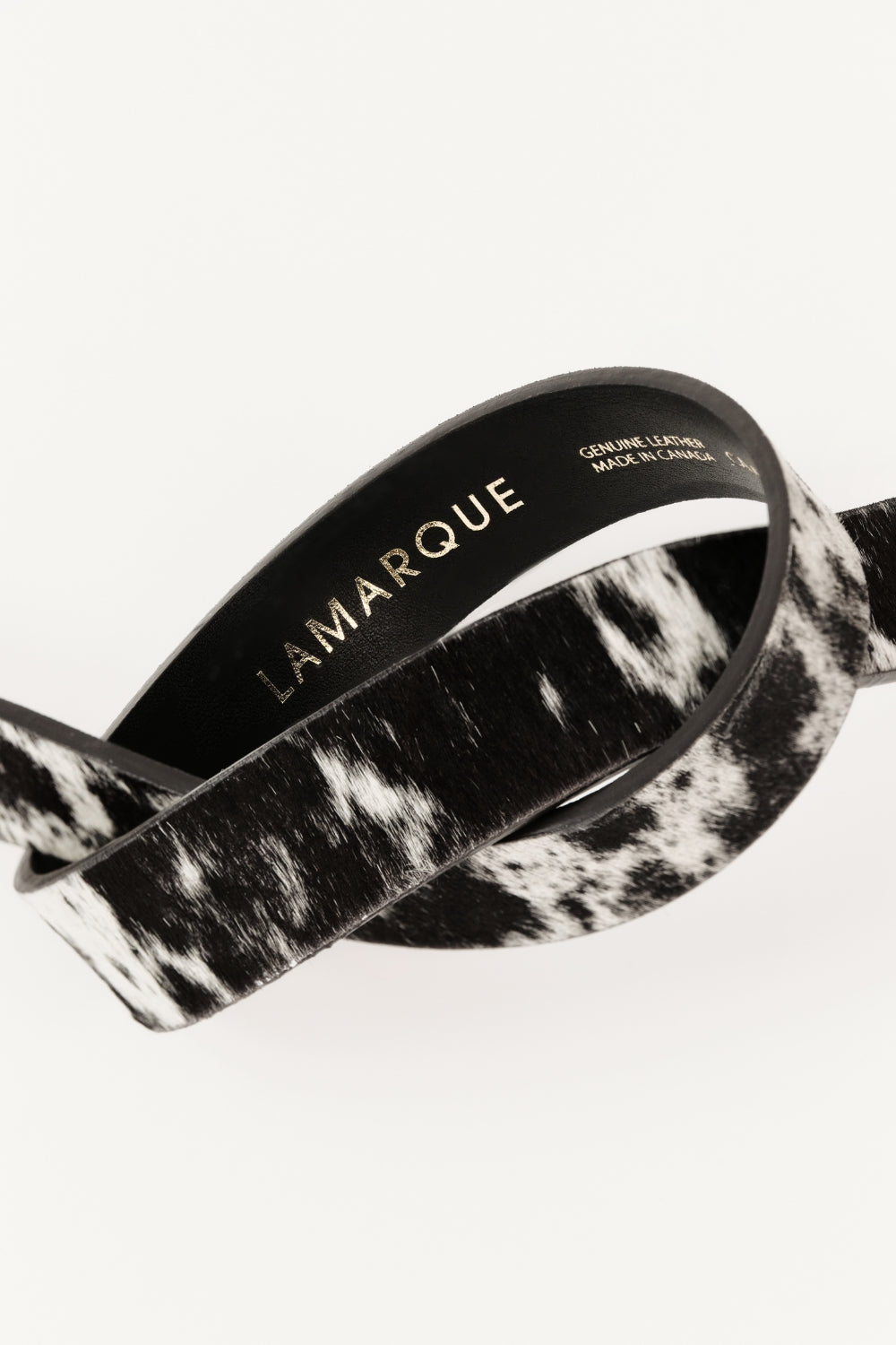 ASPEN | Ceinture en poils de vache