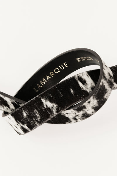 ASPEN | Cow Hair Leather Belt