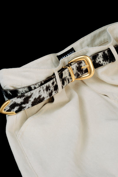 ASPEN | Cow Hair Leather Belt