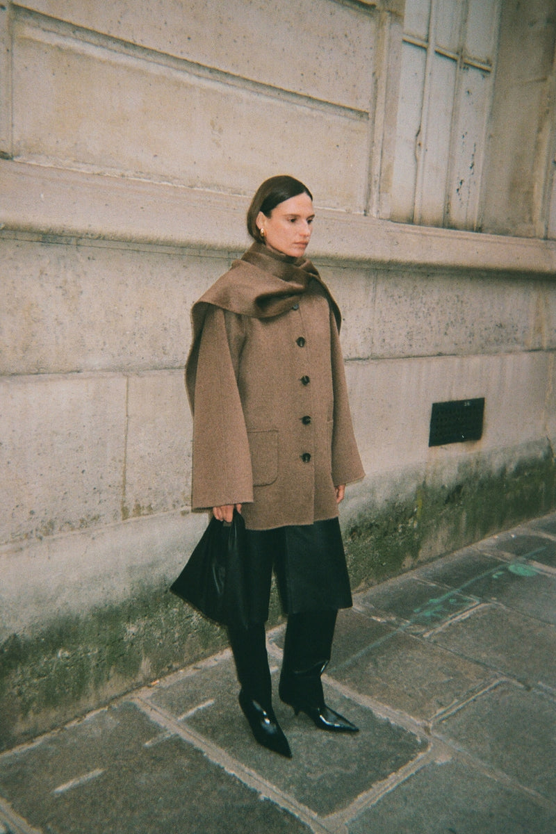 Wool Scarf Jacket