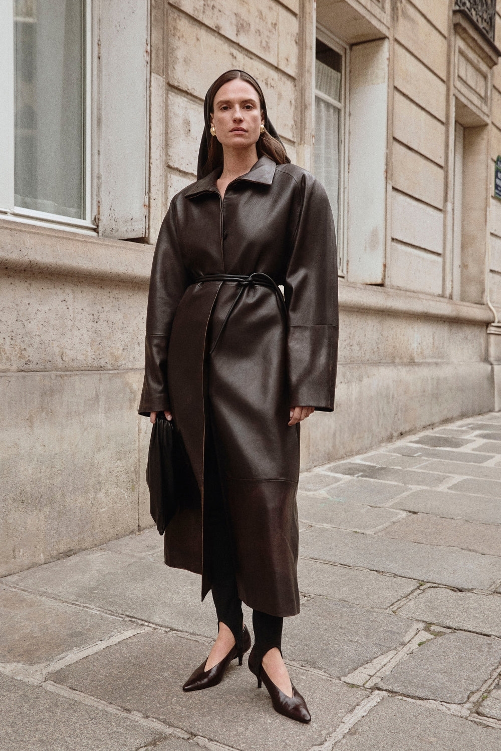 ALEXANDRA | Manteau en cuir