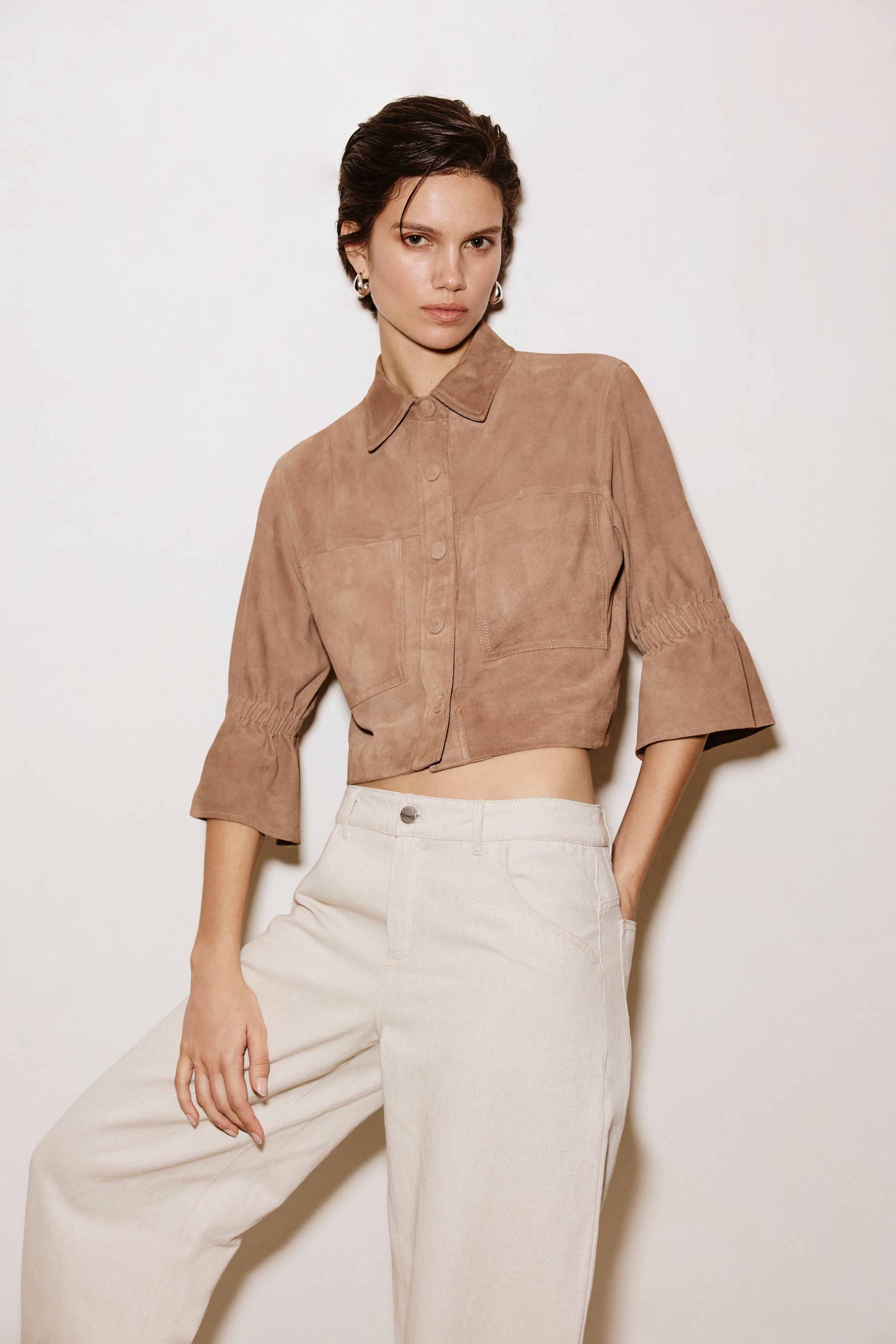 TALEEN | Pantalon en sergé de lin