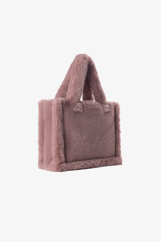 JADE | Sac fourre-tout en fausse fourrure 
