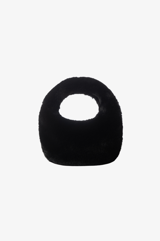 ALIX | Mini sac hobo en fausse fourrure 