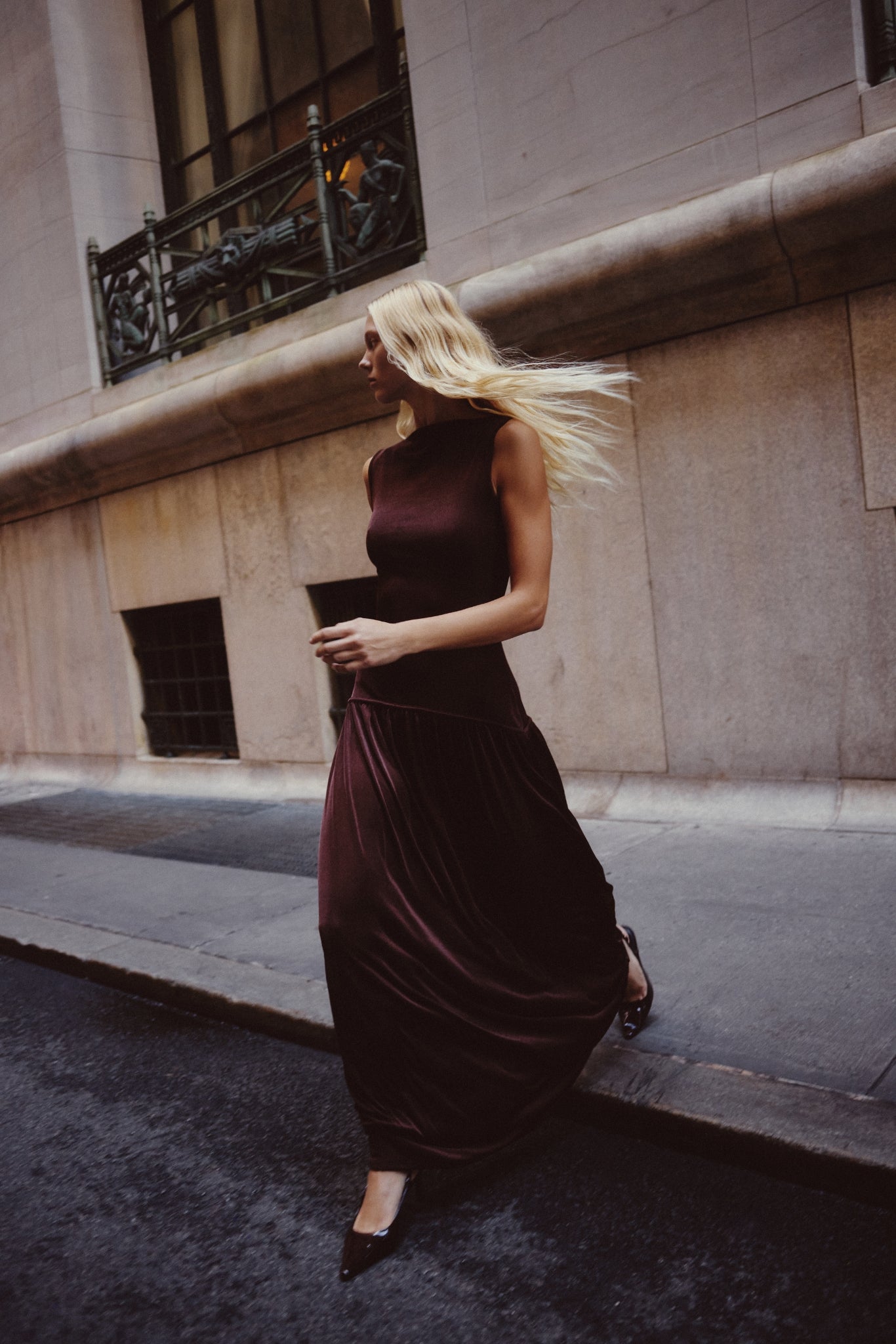 HANNA | Knit Maxi Dress Brown / XS HANNA | Knit Maxi Dress Brown / XS