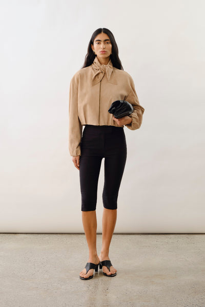 ANITA | Suede Bomber Jacket