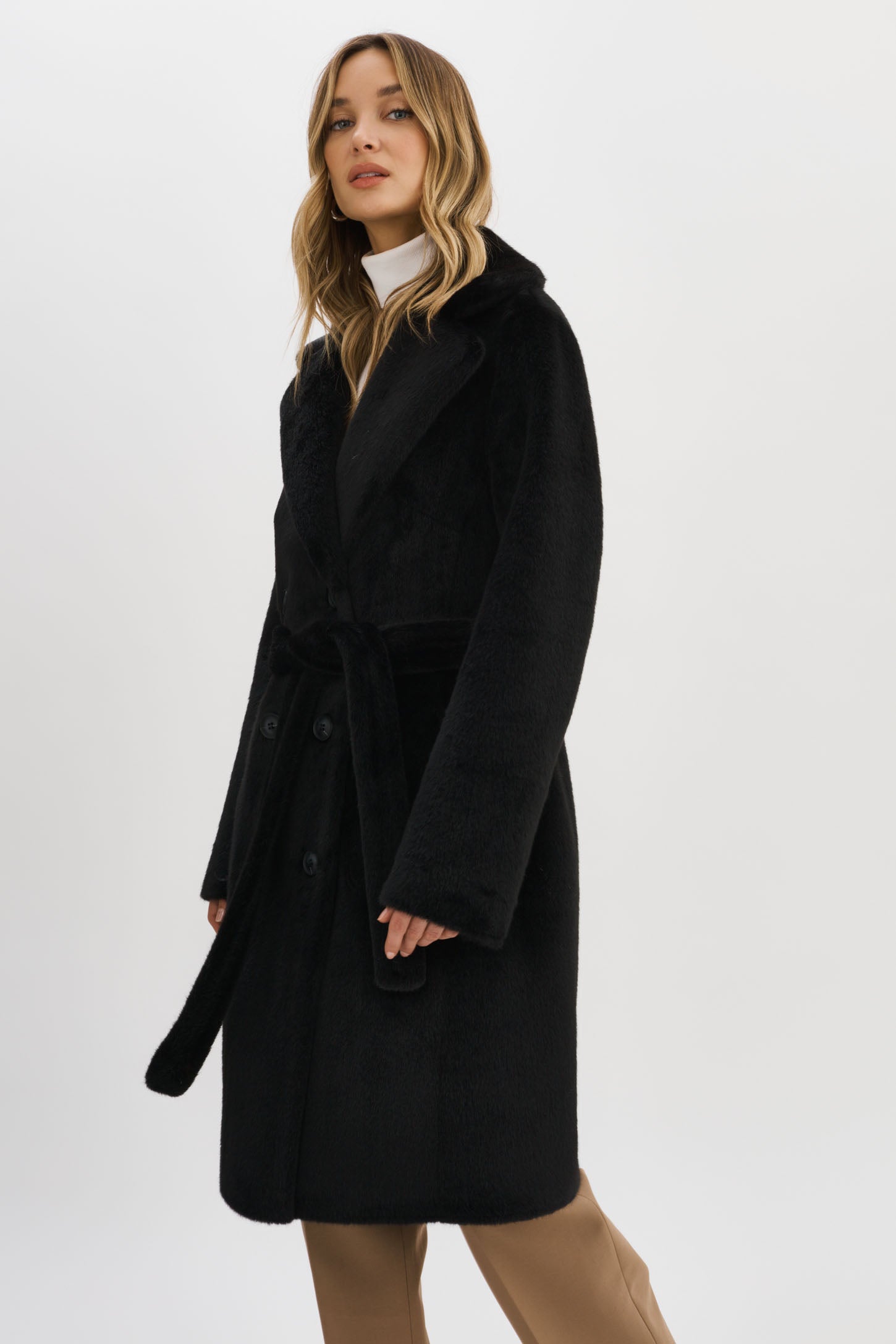 ABIGAIL | Reversible Faux Shearling Coat