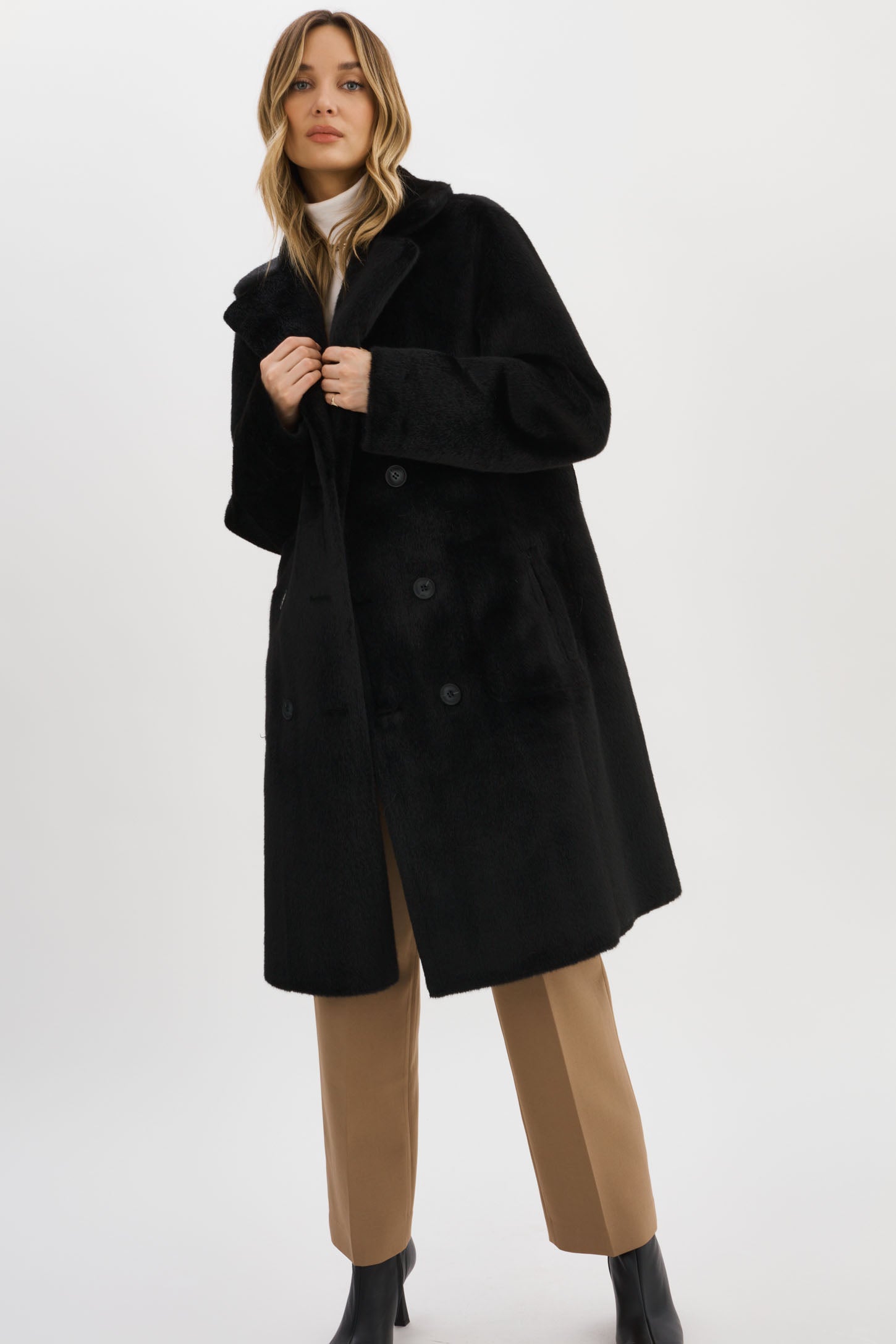ABIGAIL | Reversible Faux Shearling Coat