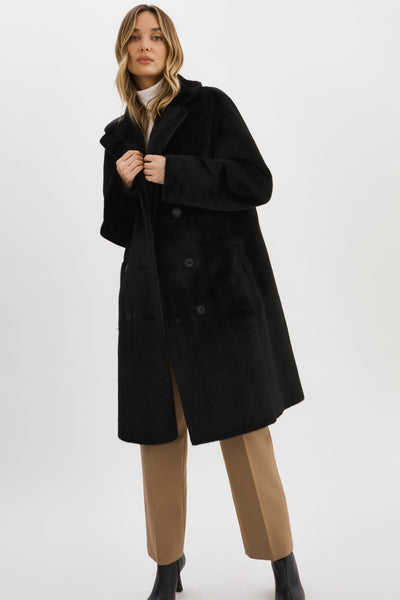 ABIGAIL | Reversible Faux Shearling Coat