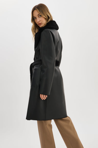 ABIGAIL | Reversible Faux Shearling Coat