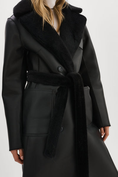 ABIGAIL | Reversible Faux Shearling Coat