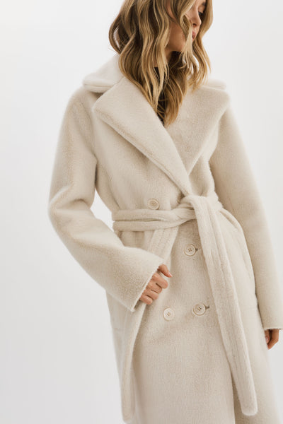 ABIGAIL | Reversible Faux Shearling Coat