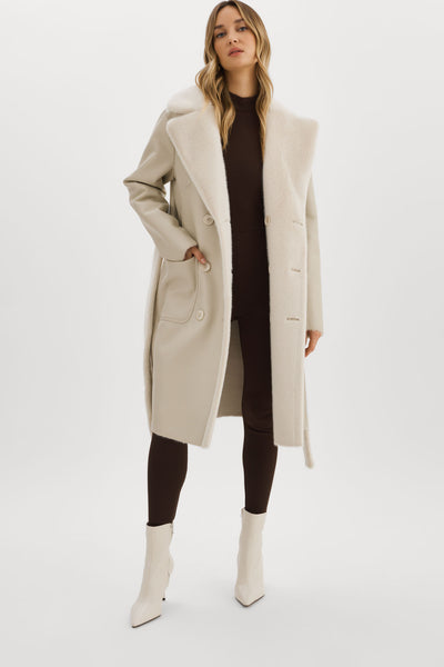 ABIGAIL | Reversible Faux Shearling Coat
