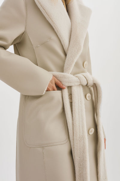 ABIGAIL | Reversible Faux Shearling Coat