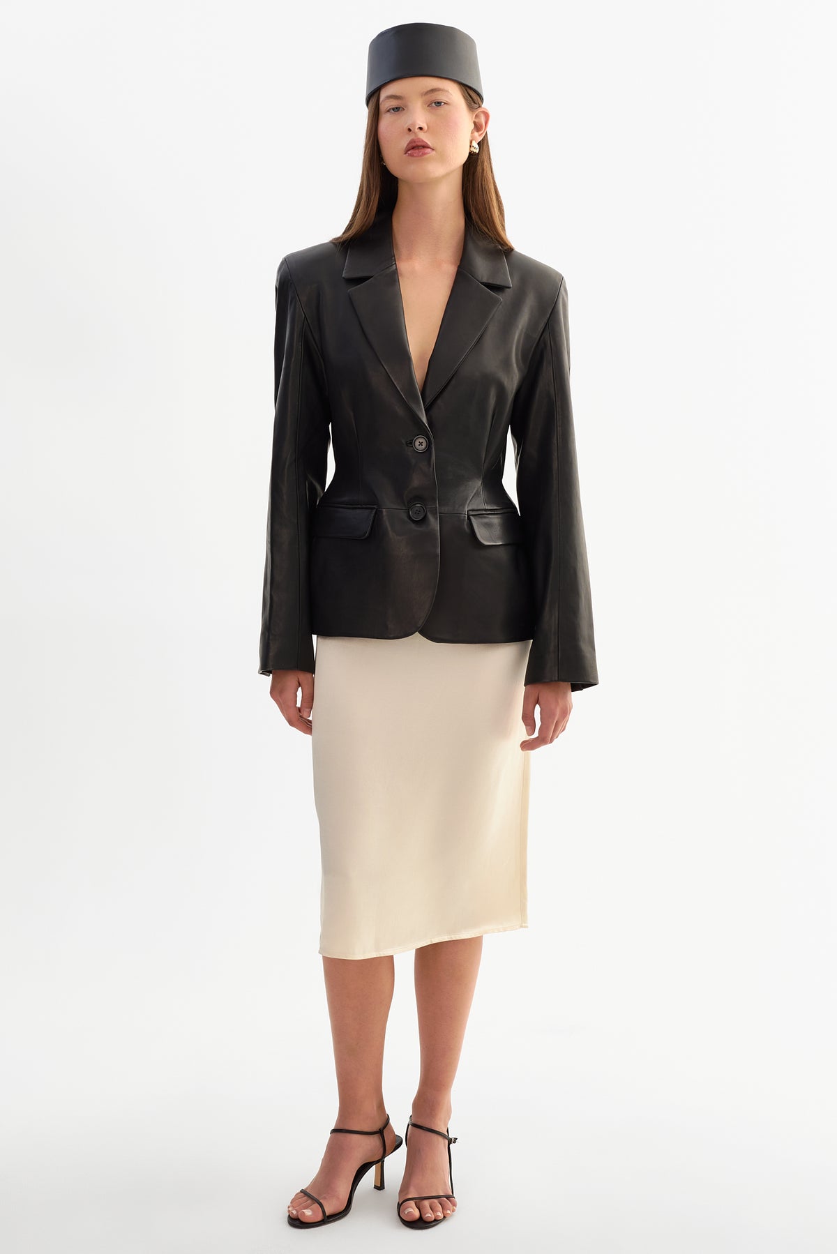 Hourglass Leather Blazer