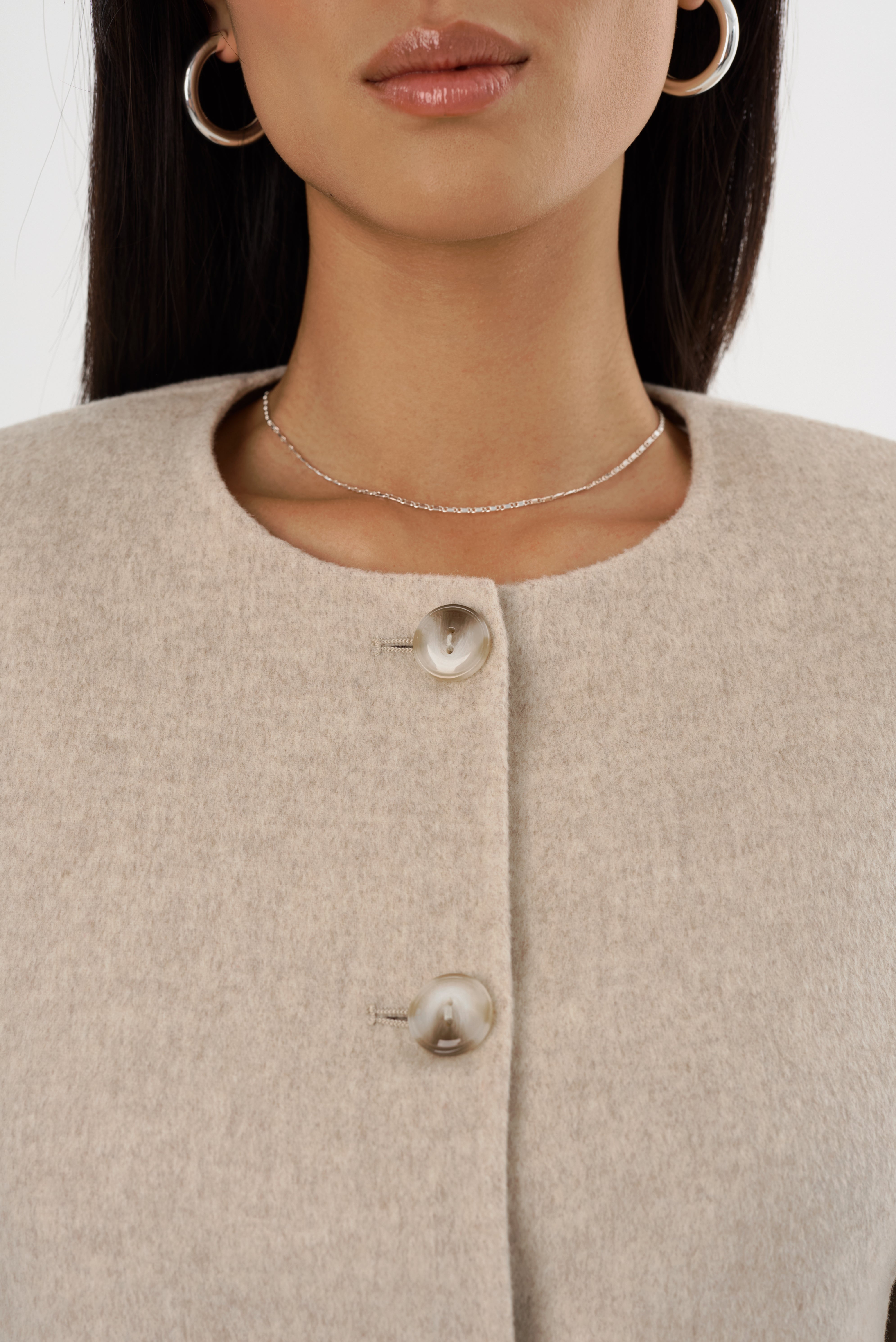 ALESSIA | Veste en laine double face