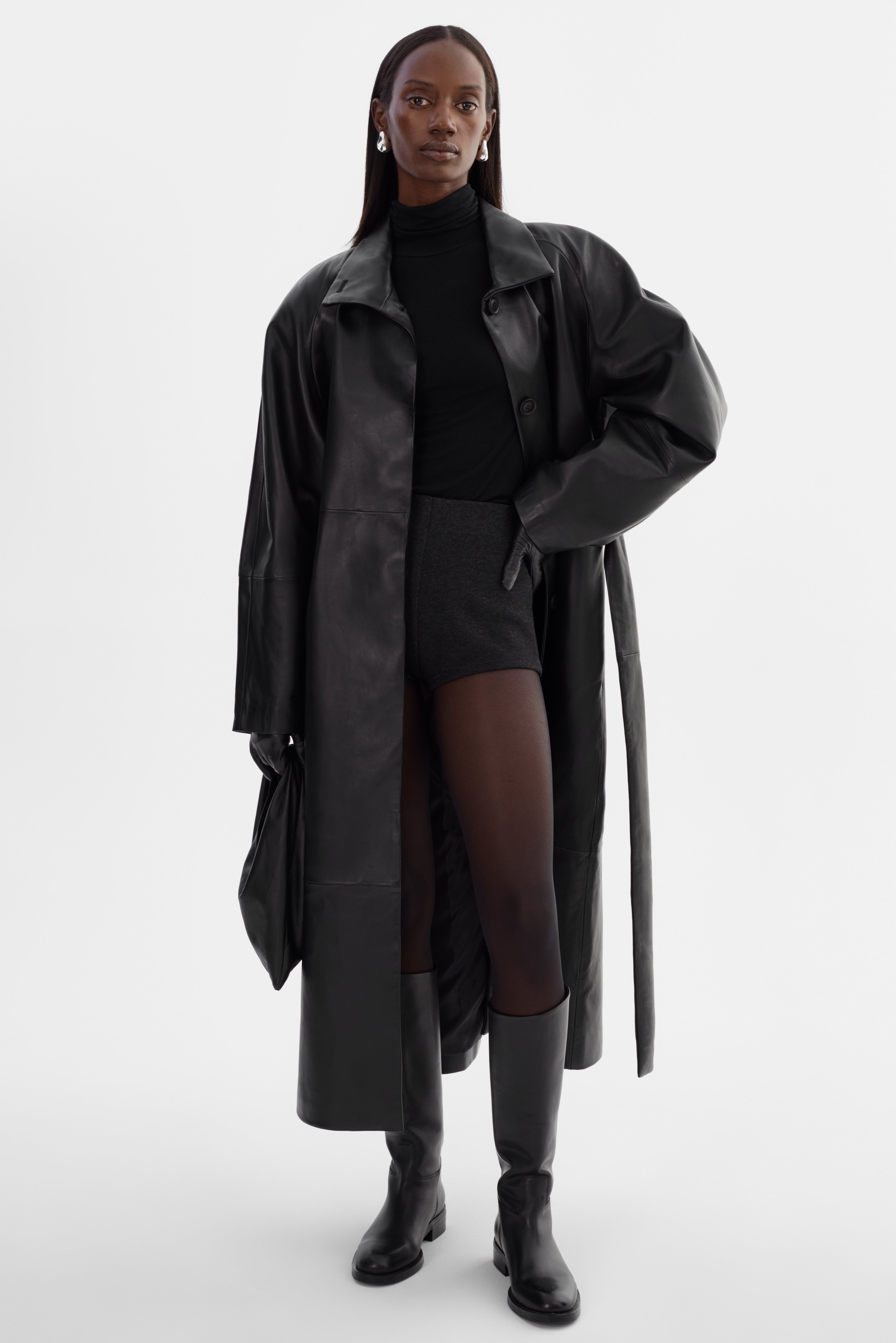 ALEXANDRA | Manteau en cuir