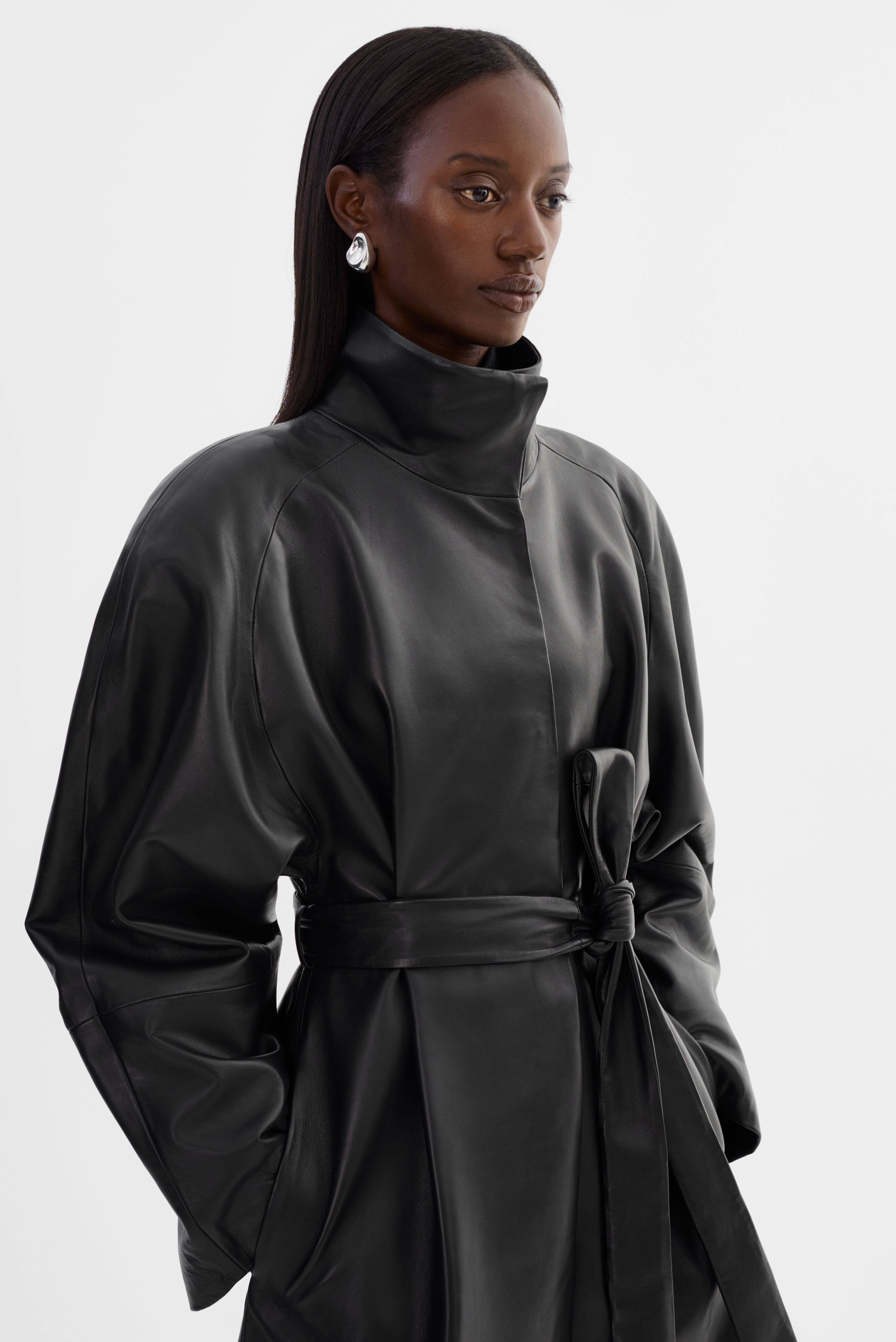 ALEXANDRA | Manteau en cuir