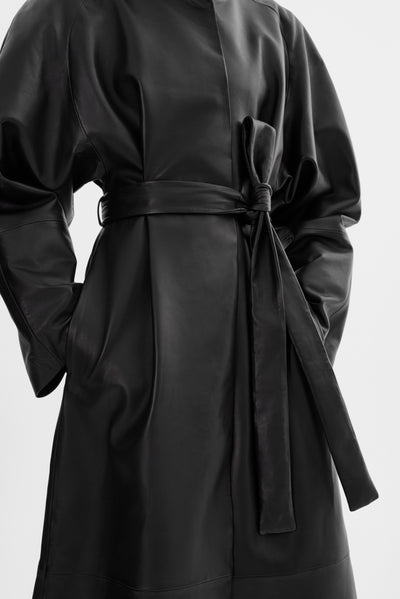 ALEXANDRA | Leather Coat