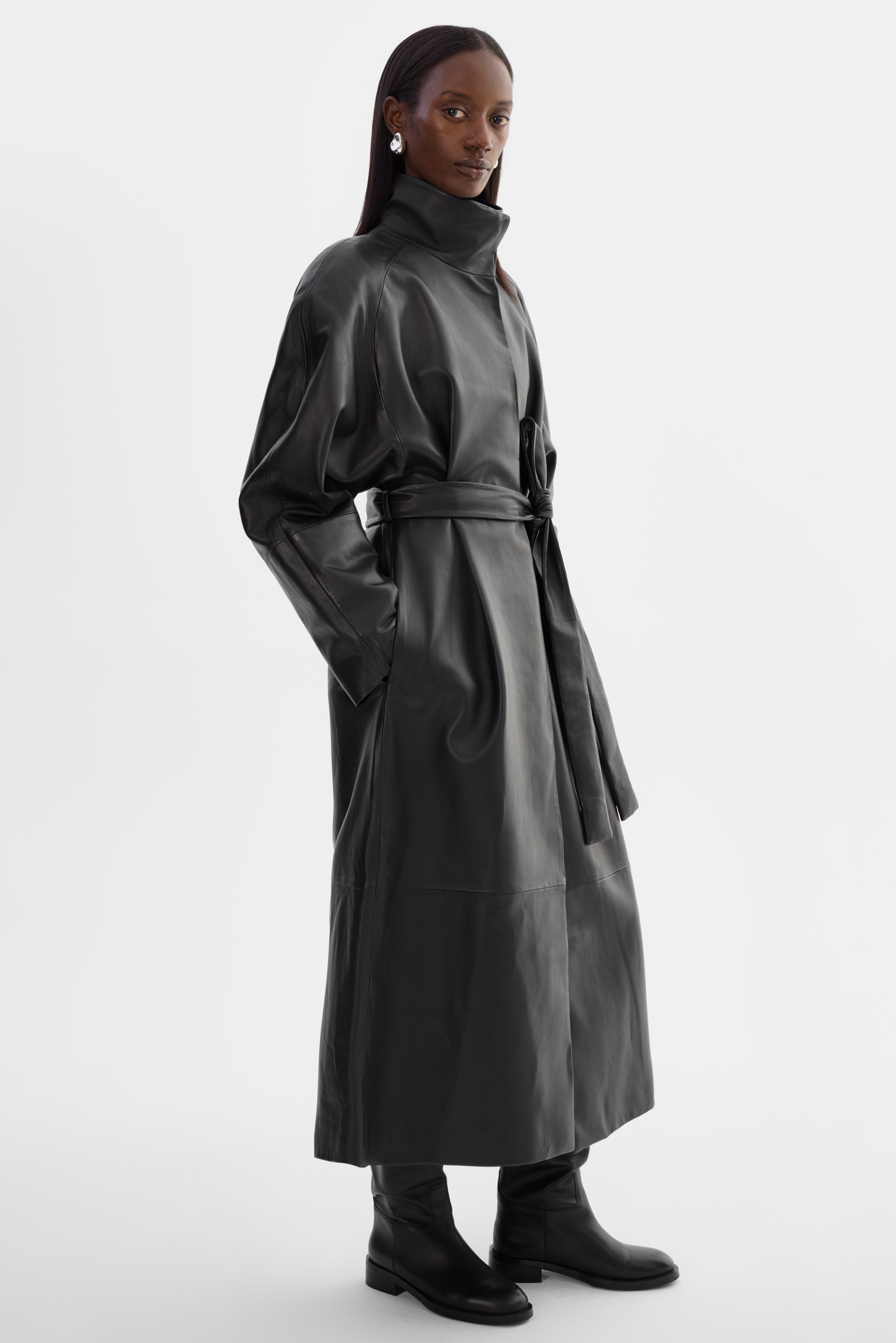 ALEXANDRA | Manteau en cuir