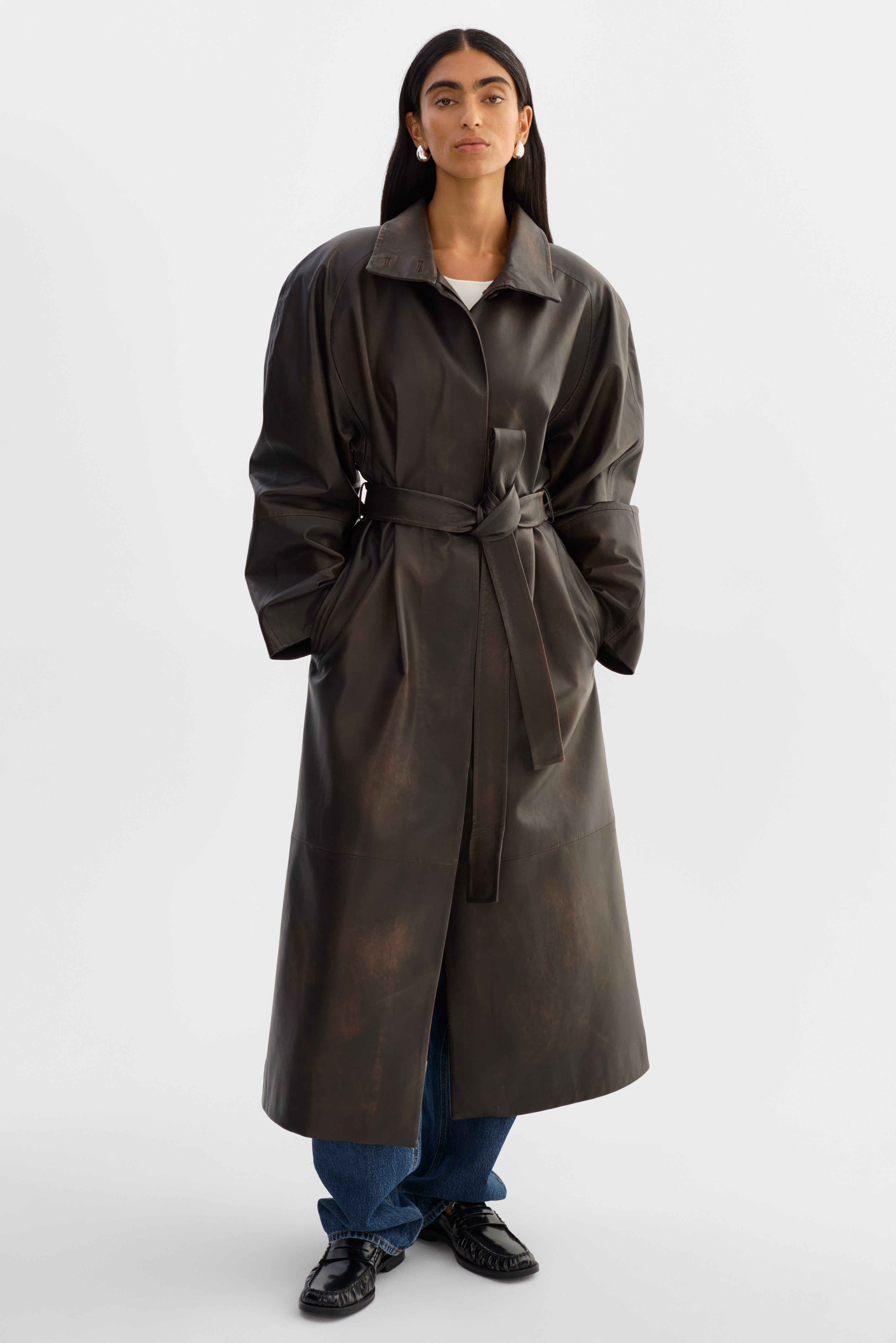 ALEXANDRA | Manteau en cuir