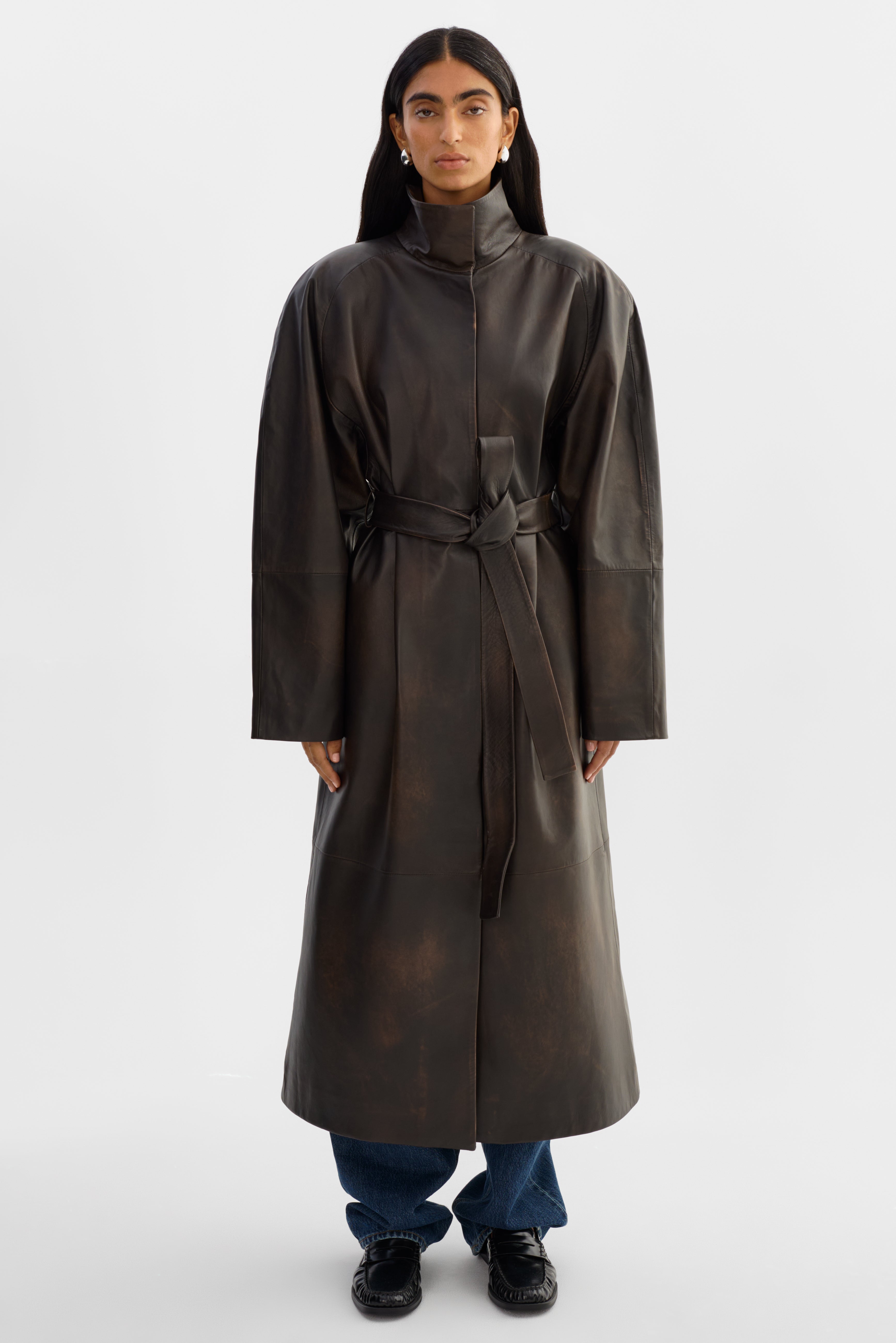 ALEXANDRA | Manteau en cuir