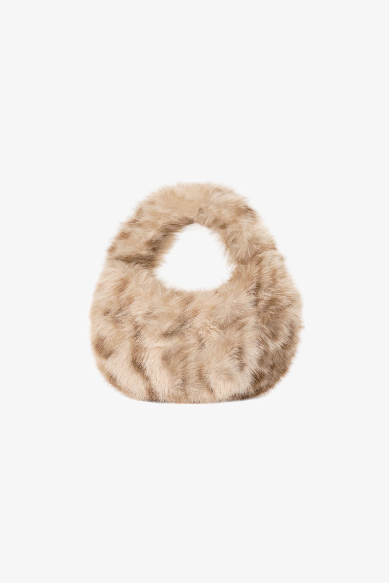 ALIX | Mini sac hobo en fausse fourrure 